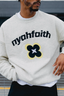 Studio Heavy Embroidery Crewneck